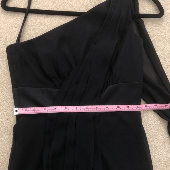 White House Black Market one shoulder dress - Picture 3 of 5